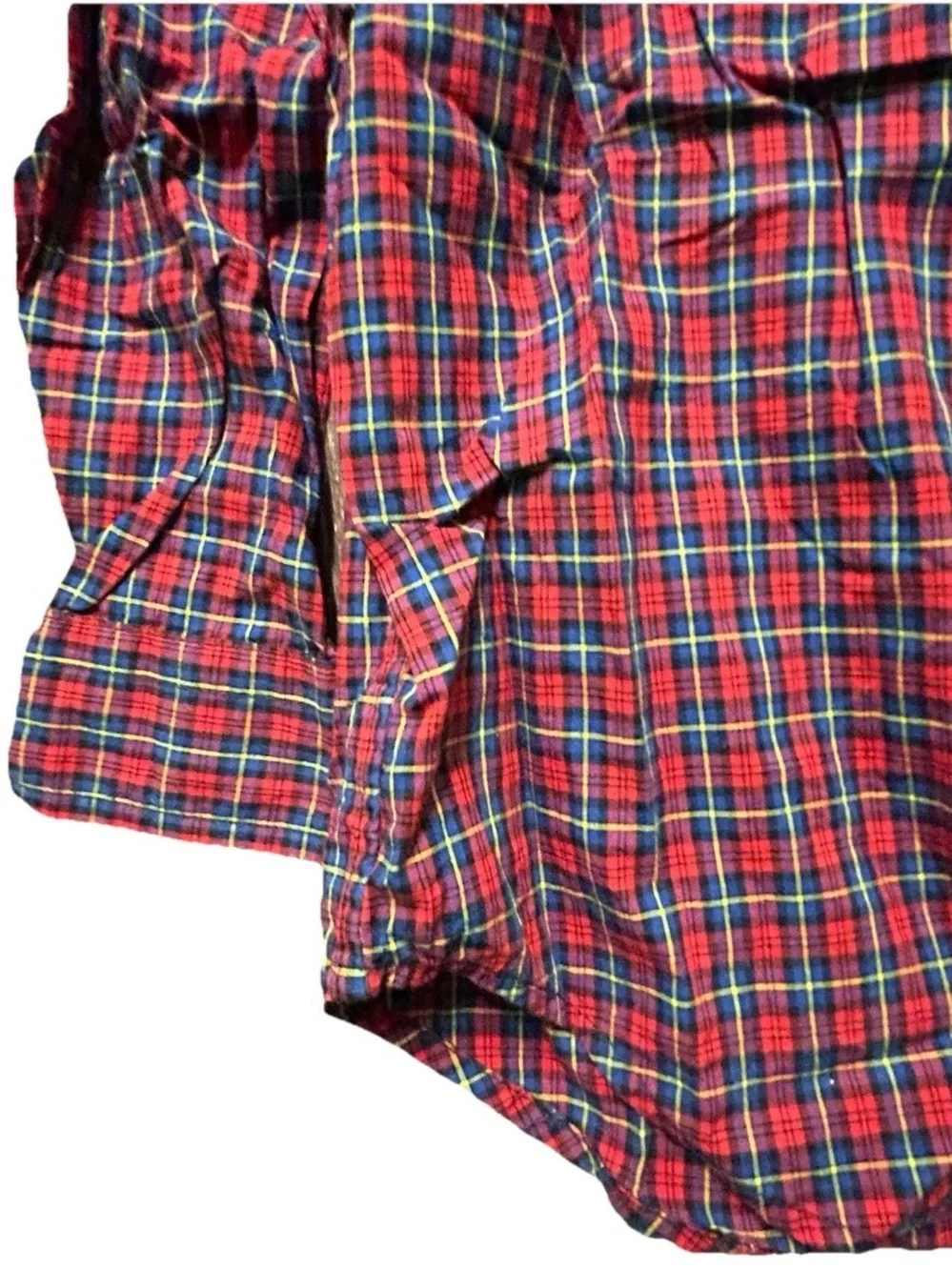 Boy’s Ralph Lauren Red Blue Plaid Button Down Shirt Size 6